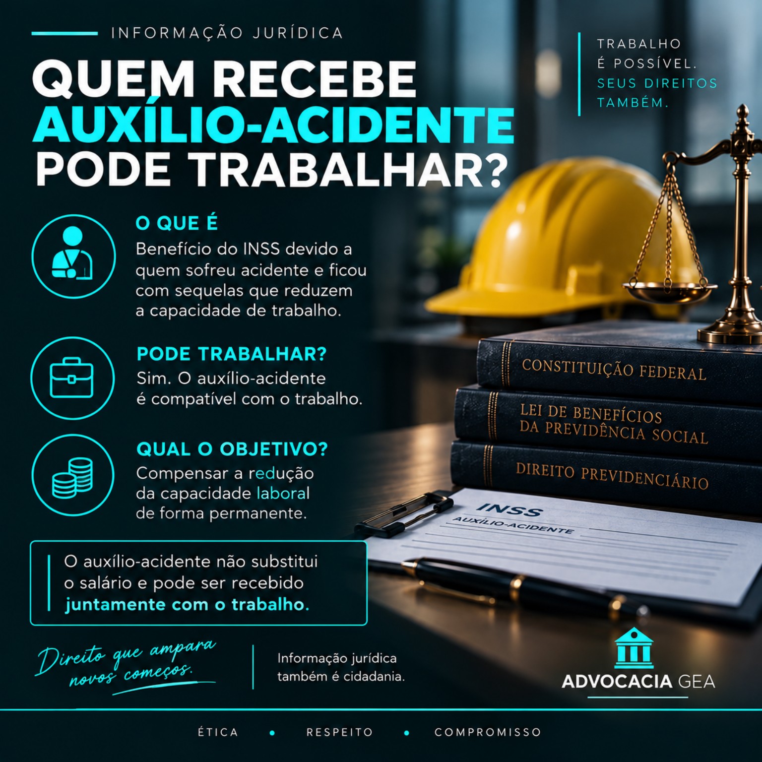 Conteúdo sobre auxílio-acidente